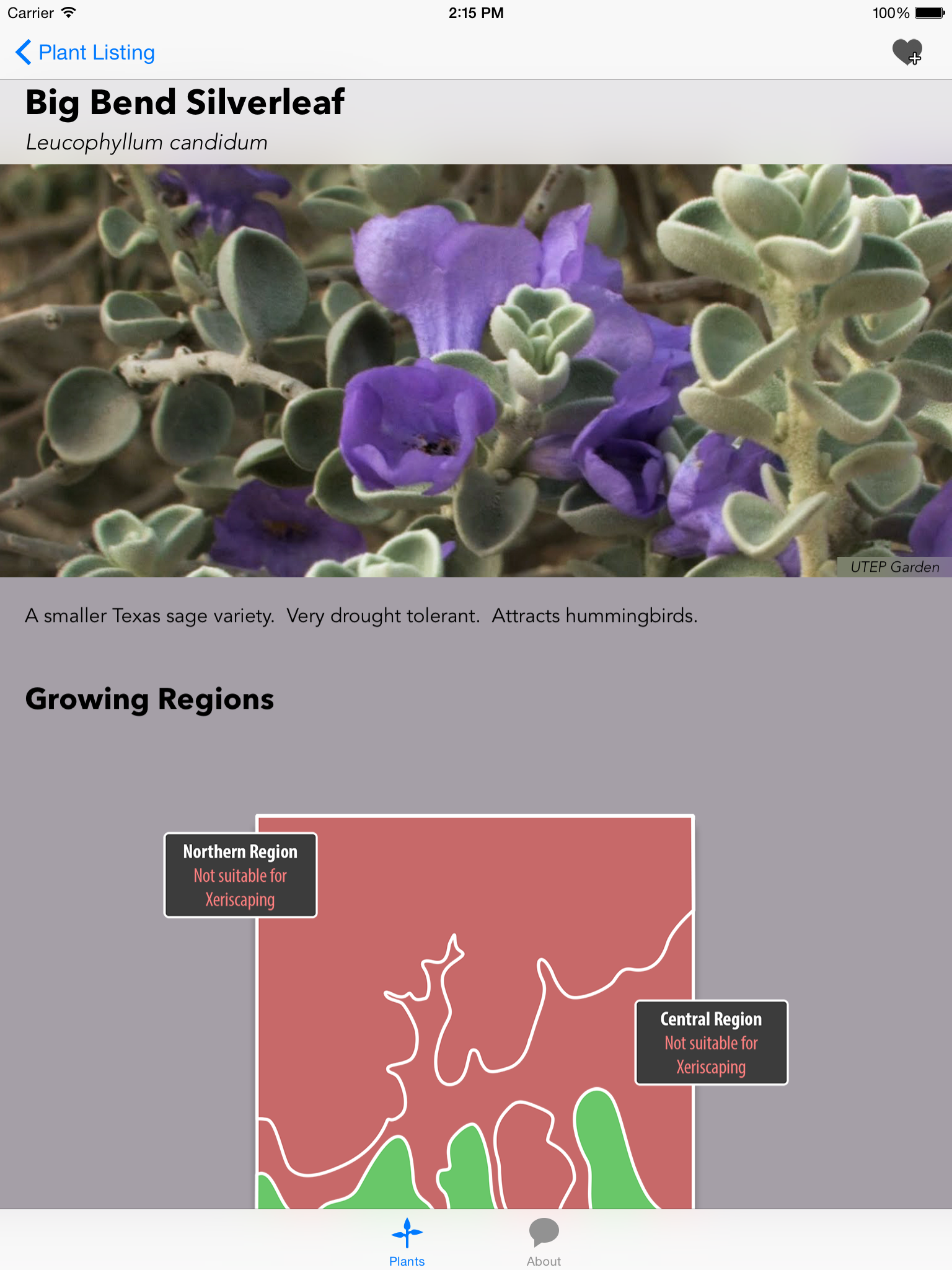 Southwest Plant Selector