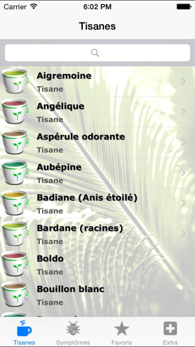 Screenshot #1 pour Guide des tisanes et des infusions pour rester en bonne santé grâce aux plantes