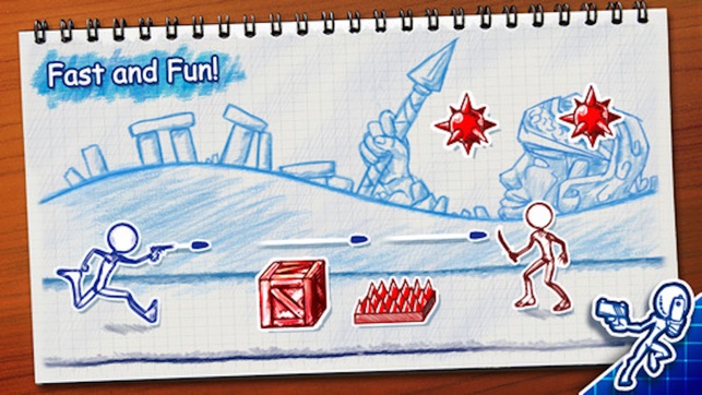 Strickman Run - adventure battle treasure collect for iPhone(圖1)-速報App