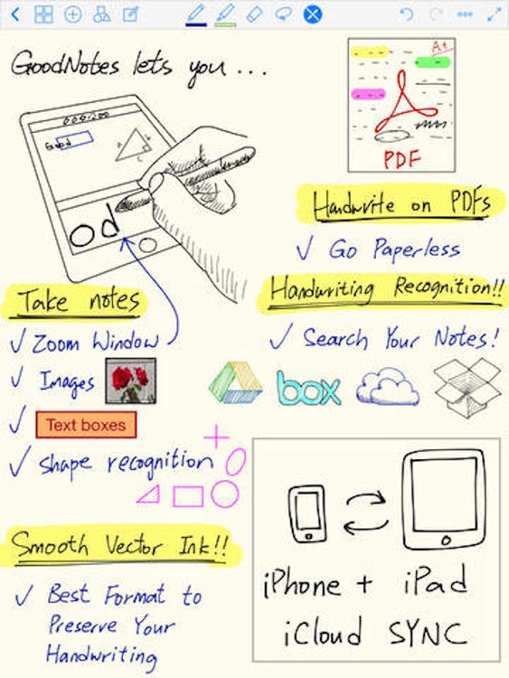 Notes Lite - Take Notes, Audio Recording, Annotate PDF, Handwriting & Word Processor screenshot-4