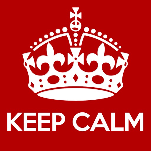 Calm It! - Keep Calm & Make your Own Carry On Funny Posters and Share Icon