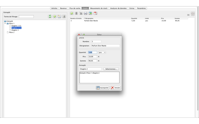 Gestion des articles pour le magasin et l'entrepôt(圖4)-速報App