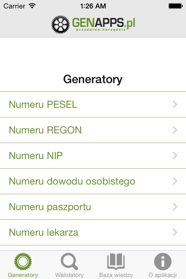 GenApps screenshot 2