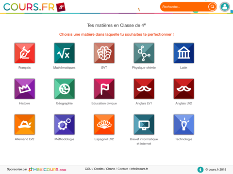 Screenshot #4 pour Cours.fr 4e