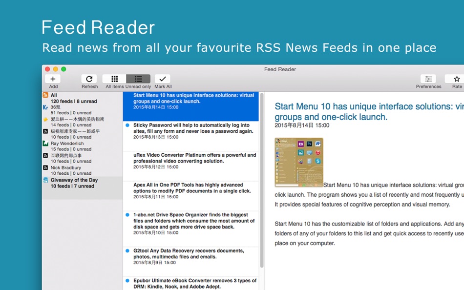 Feed Reader - 1.1 - (macOS)