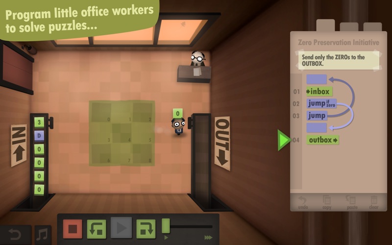 Screenshot #2 for Human Resource Machine