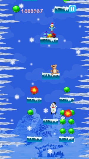 Snow-Man Christmas Holiday North Pole Frosty Town Jump(圖1)-速報App