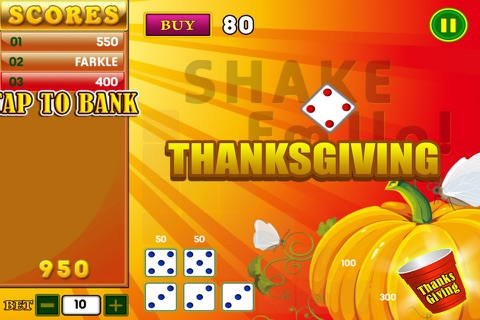 Addict-s of Farkle Fun Casino - Top Turkey Day Game Free screenshot 3