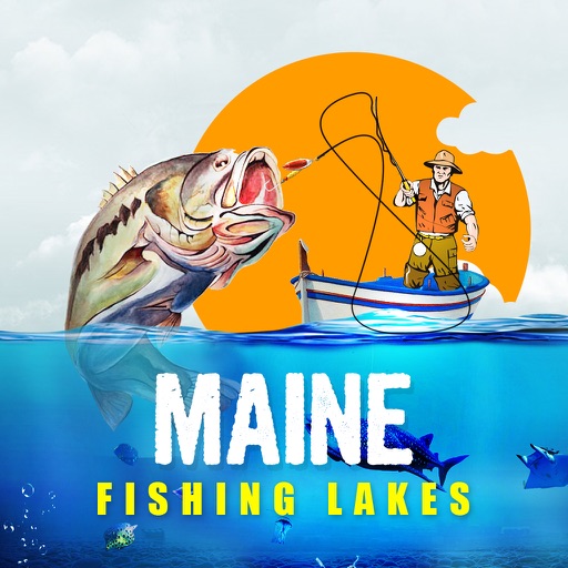 Maine Fishing Lakes icon