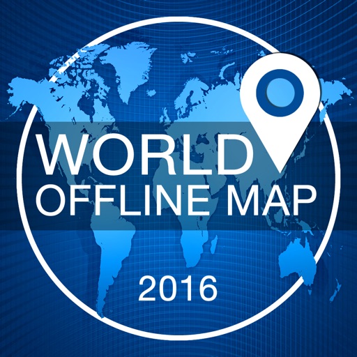 World Offline Maps + Voice Navigator and Video Dash Cam Icon