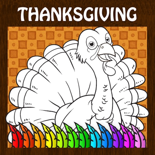 Thanksgiving Coloring Book FREE iOS App