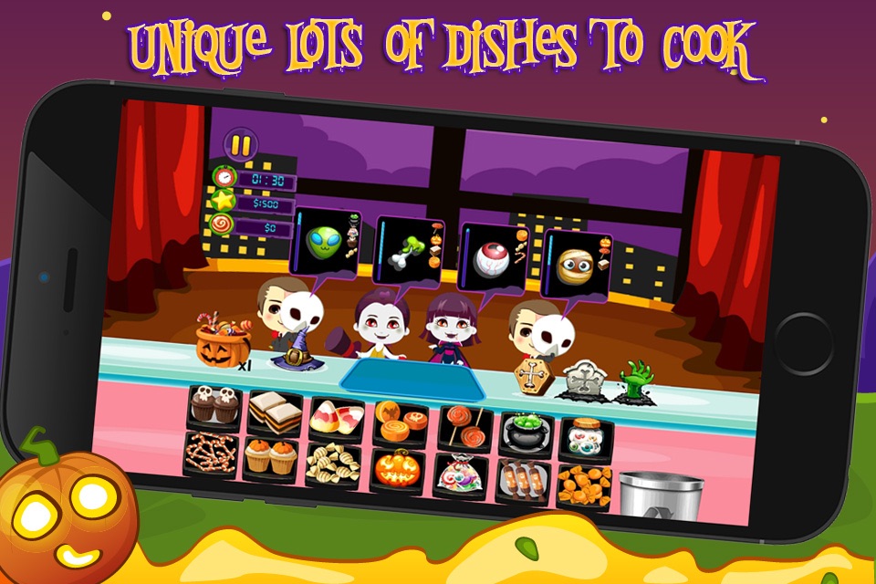 Food Fever Halloween Night screenshot 3