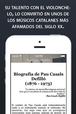 Pau Casals Defilló: La magia del violonchelo screenshot 2
