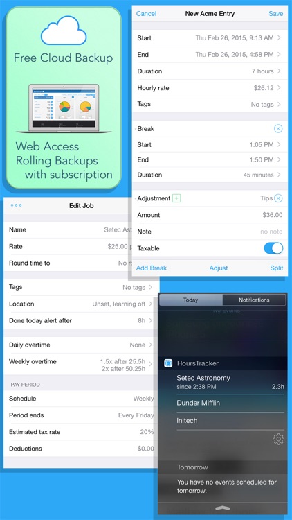 HoursTracker Pro: Track your time and pay screenshot-4