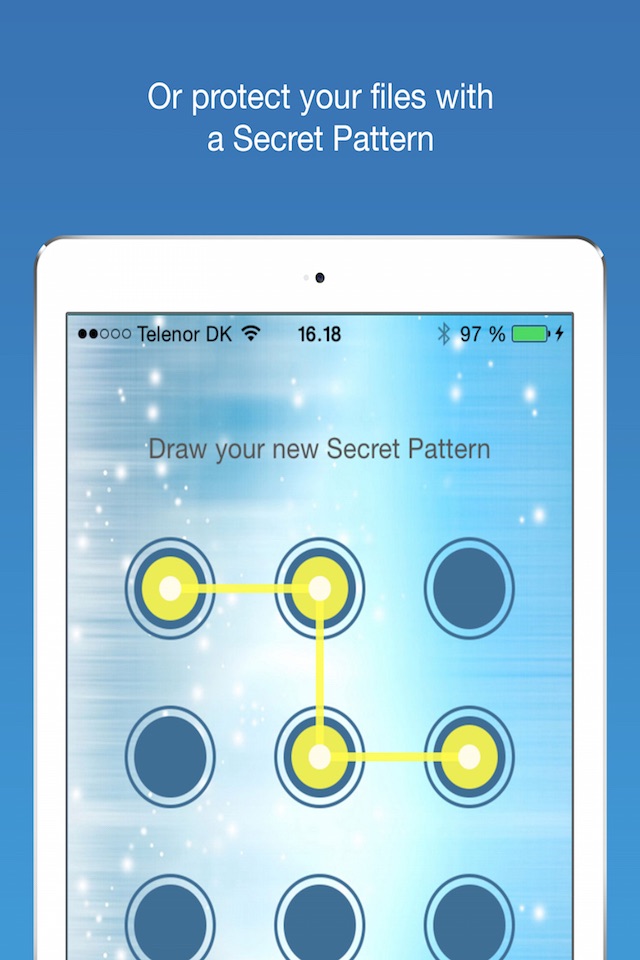 Finger-Print Camera Security with Touch ID & Secret Pattern Unlock Protect-ion screenshot 4