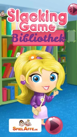 Slacking Library with Lucy: Play a fun & free Kids Games App for Girlsのおすすめ画像1