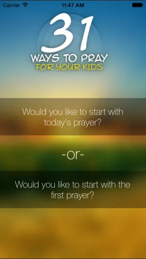 31 Ways To Pray For Your Kids screenshot 1