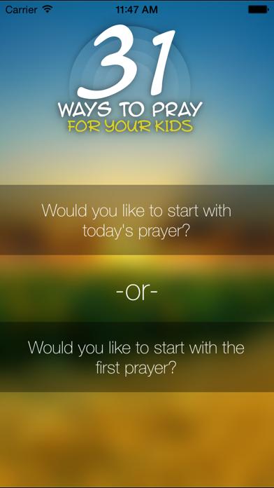 Screenshot #1 pour 31 Ways To Pray For Your Kids