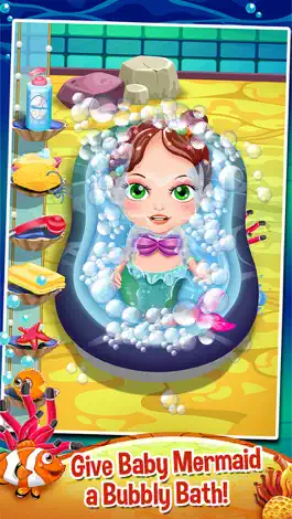 Game screenshot Mommy's Mermaid Newborn Baby Spa Doctor - my new salon care & make-up games! hack