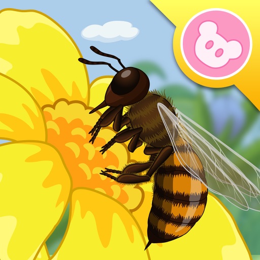 Bee - InsectWorld A story book about insects for children icon