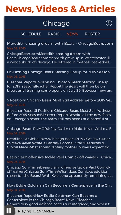 Chicago Football Radio & Live Scores screenshot-4