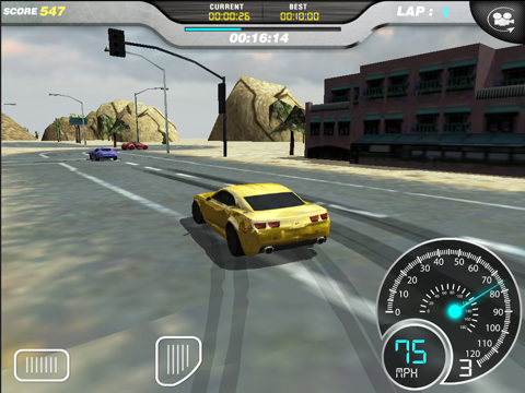 Screenshot #5 pour Burning Wheels Car Racer 3D