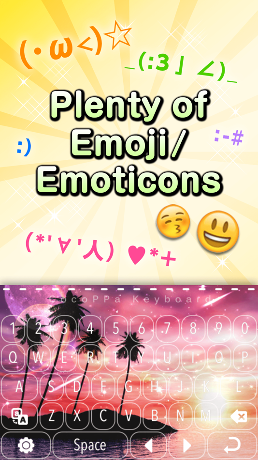 #3. Customized skin+Emoji CocoPPa Keyboard (iOS) 由: UNITED, Inc.