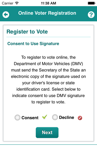 CT Voter Registration screenshot 3