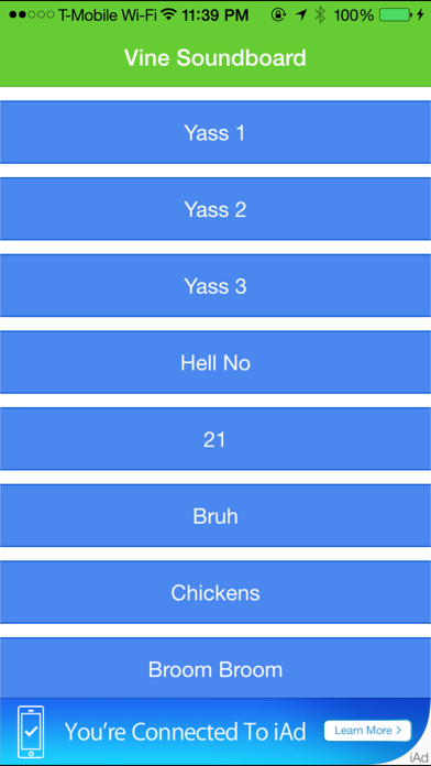 Vine Soundboard FREE iPhone screenshot