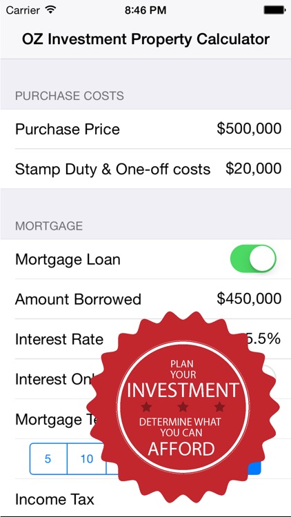 OZIPCAL Investment Property Calculator