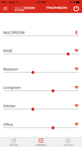 Thomson Multiroom System screenshot