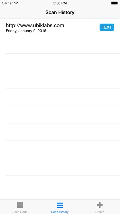 UbikScan -  QR Code Scan and Organizer