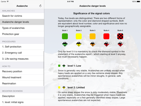 Screenshot #6 pour Avalanche Risk Free