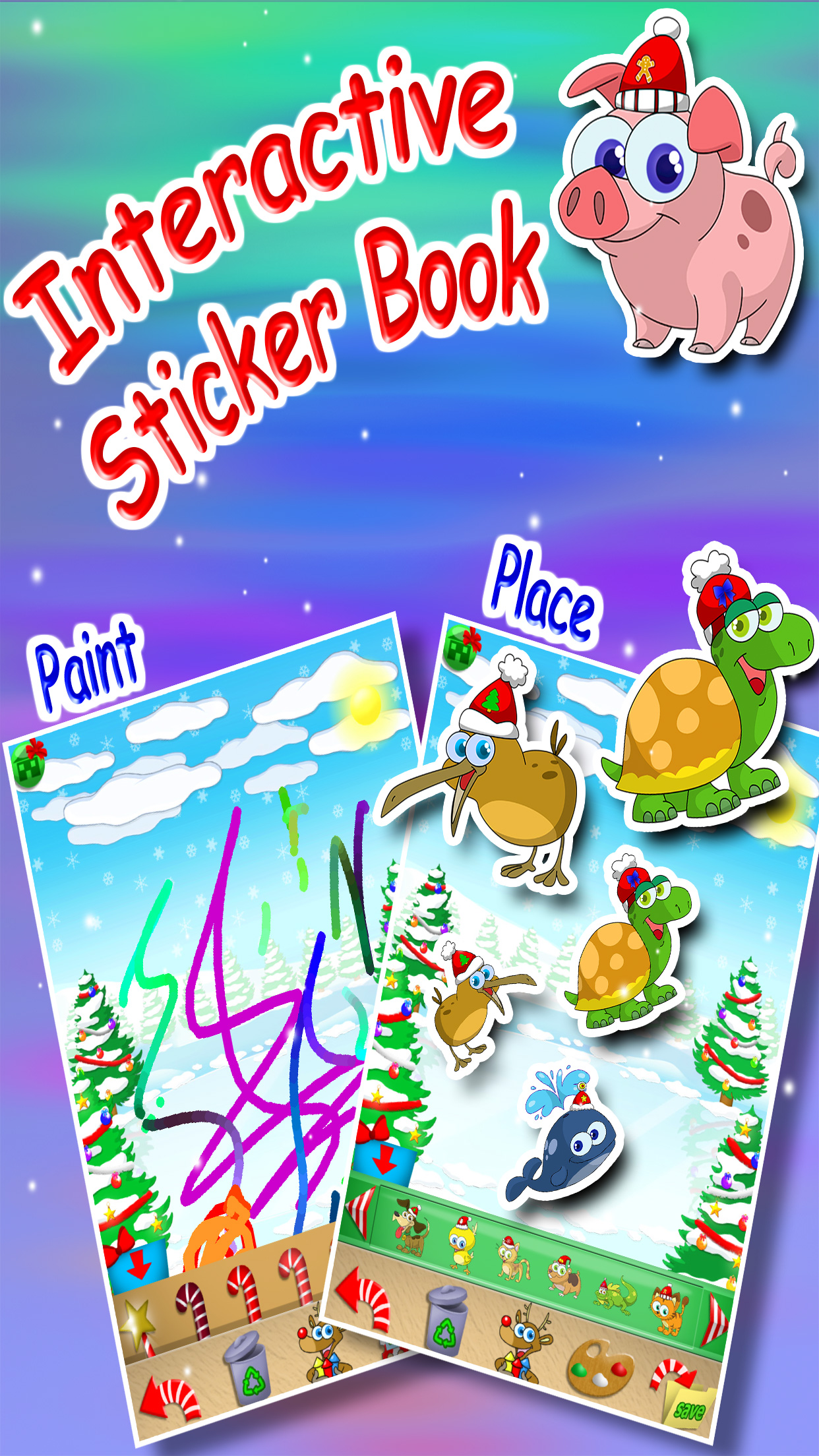 Christmas Pets Coloring screenshot 4