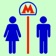 M-Toilet Offline app icon - Navigation app for iPhone
