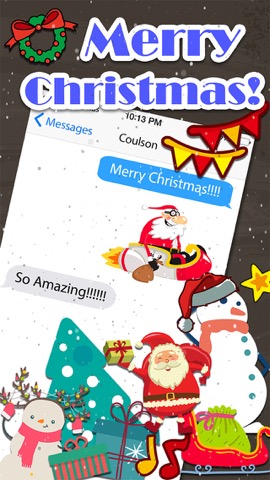 Merry Christmas Emoji - Holiday Emoticon Stickers & Emojis Icons for Message Greetingのおすすめ画像2