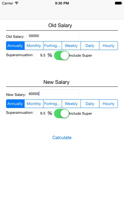 AU Pay Rise Calculator