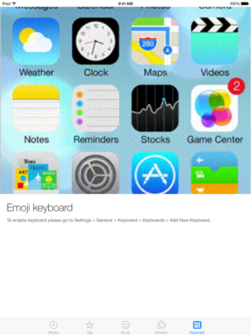 Emoji Keyboard and Stickers for iOS 8のおすすめ画像1