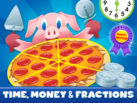 Screenshot #1 for Time, Money & Fractions On-Track