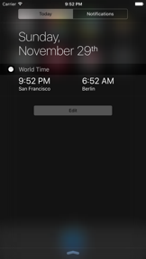 World Time Widget screenshot