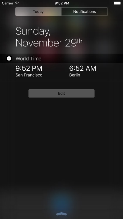 World Time Widget
