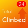 TotalClimbed - The home screen counter showing floors climbed