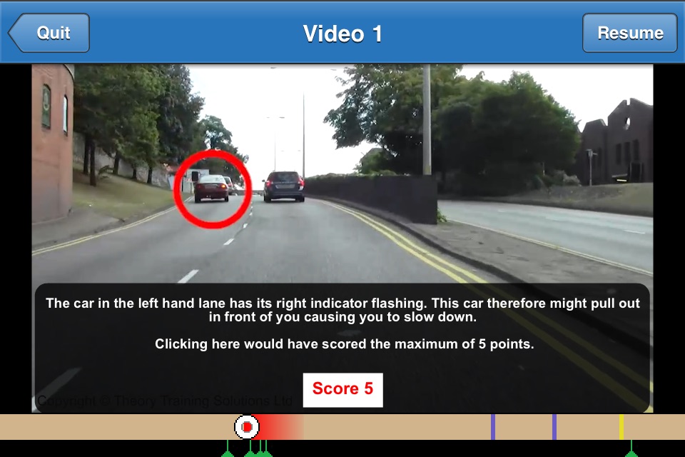 Driving Theory 4 All - Hazard Perception Videos Vol 2 for UK Driving Theory Test - Free screenshot 4