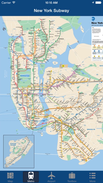 New York Offline Map - City Metro Airport with Travel Trip Planner