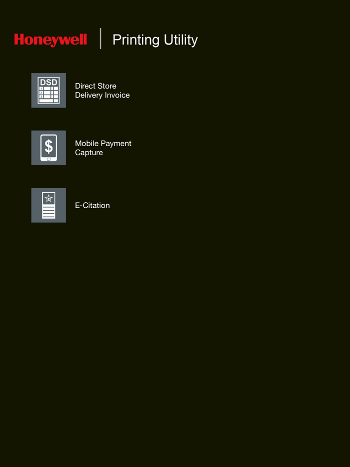Honeywell Printing Utility
