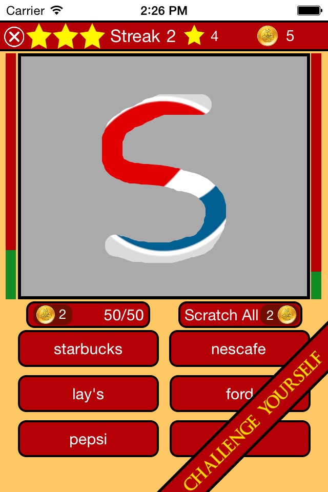 Scratch That Logo Quiz screenshot 2