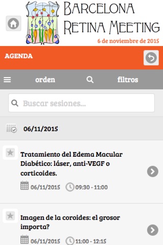 Barcelona Retina Meeting 2015 screenshot 2