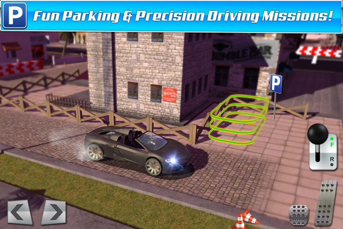 Classic Sports Car Parking Game Real Driving Test Run Racing
