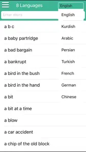 English<>Kurdish (Karzan Dict) screenshot #4 for iPhone