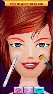 hairy eyebrow plucking salon game - beautiful brows for trendy princess pou girls free айфон картинки 3